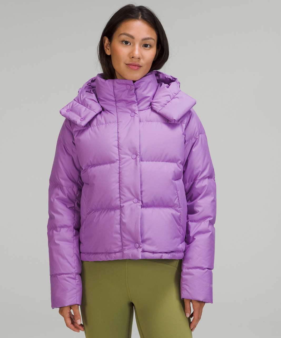 Lululemon Wunder Puff Cropped Jacket - Purple Blossom Light