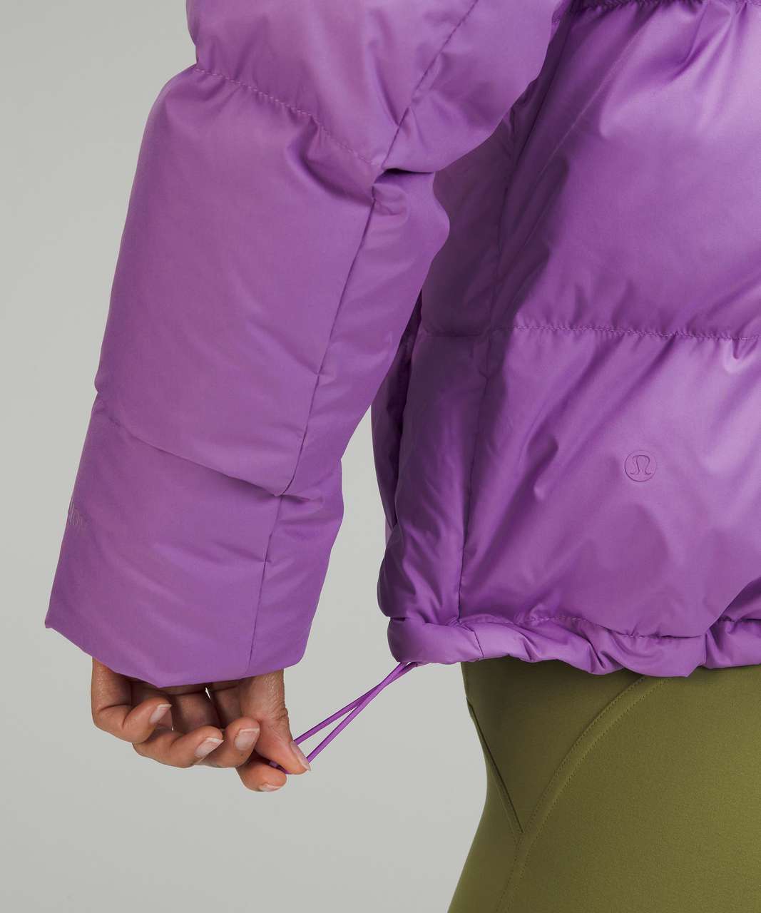 Lululemon Wunder Puff Cropped Jacket - Purple Blossom Light - lulu fanatics