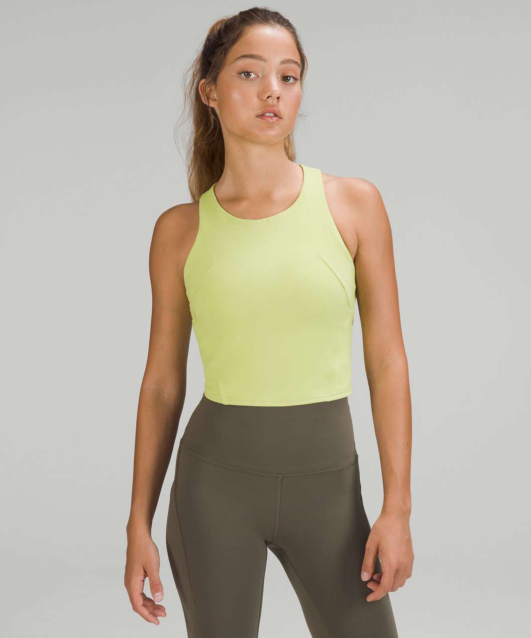 Lululemon Invigorate Training Tank Top In Everglade Green