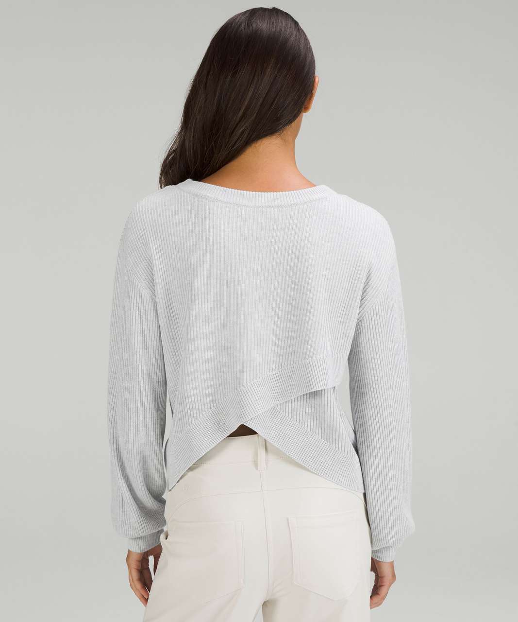 Lululemon Reversible Crossover Sweater - Chambray - lulu fanatics