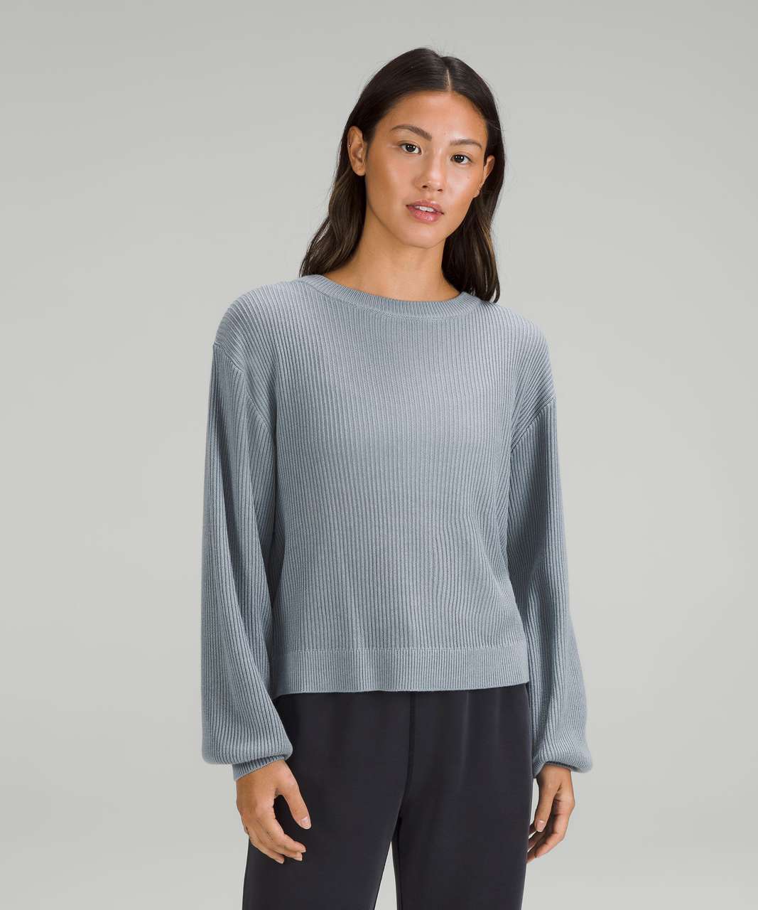 Lululemon Reversible Crossover Sweater - Chambray - lulu fanatics