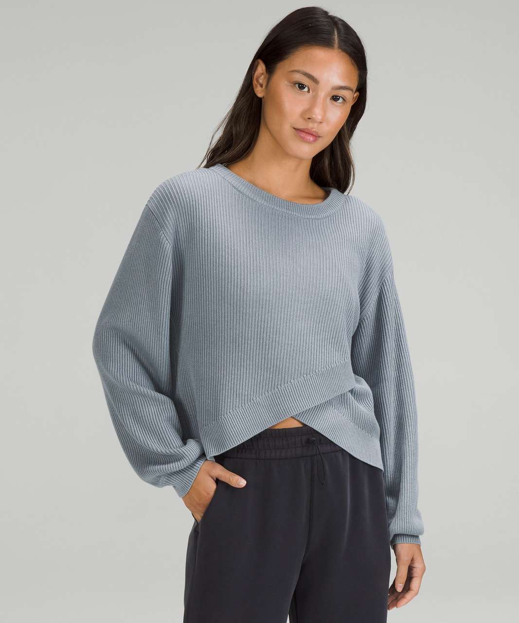Lululemon Reversible Crossover Sweater - Chambray