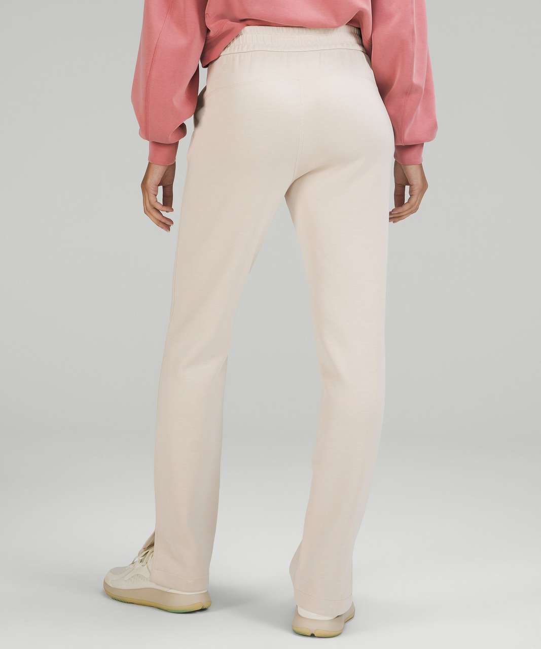 Lululemon Brushed Softstreme Split-Hem High-Rise Pant - Natural Ivory