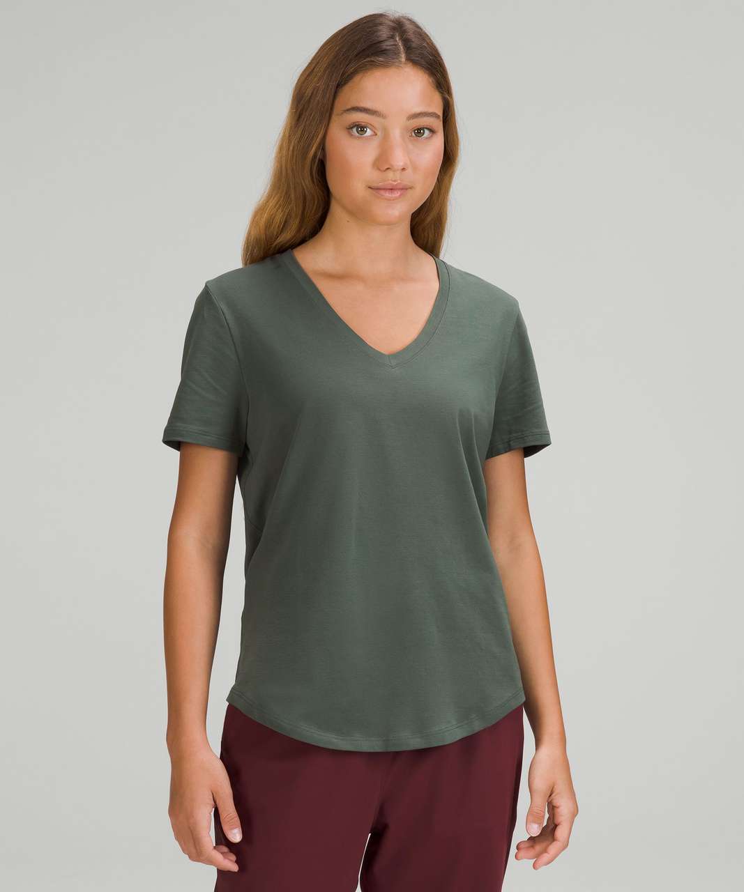 Lululemon Love V-Neck T-Shirt - Smoked Spruce