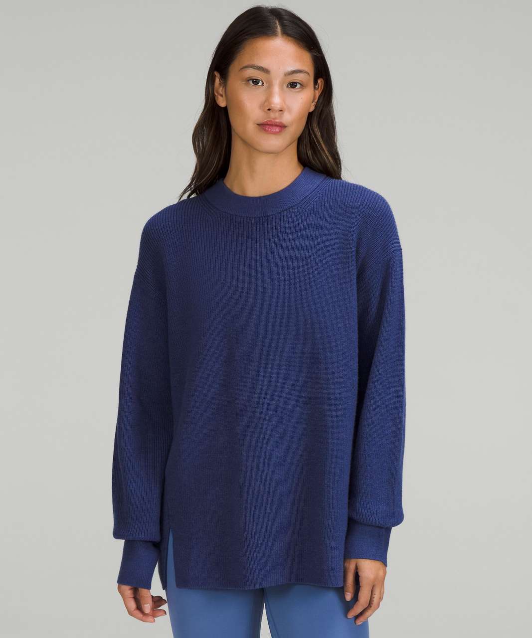 Lululemon Merino Wool-Blend Ribbed Crewneck Sweater Velvet dust Size 2 -  $99 (22% Off Retail) New With Tags - From Roxy