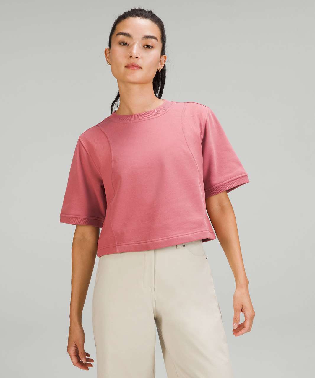 Lululemon Cotton French Terry + Swift T-Shirt - Brier Rose