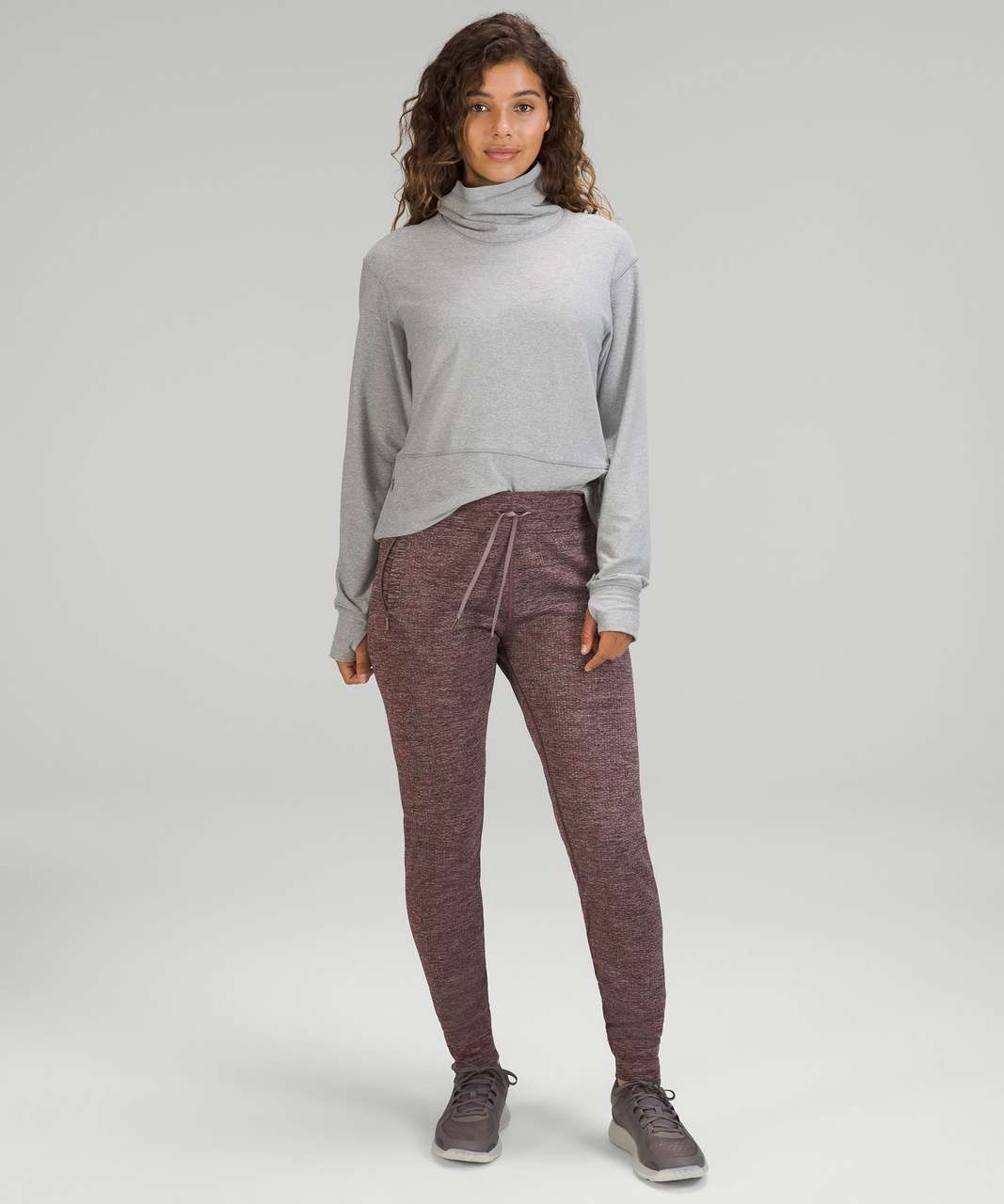 Lululemon Engineered Warmth Jogger - Chrome / Lunar Rock / Black - lulu  fanatics