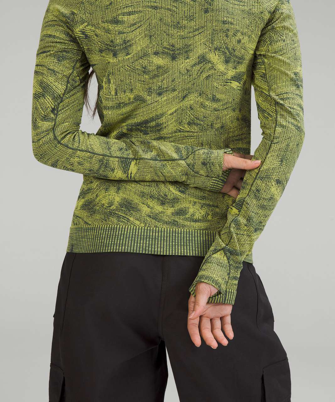 Lululemon Rest Less Pullover - Stratum Overlay Smoked Spruce