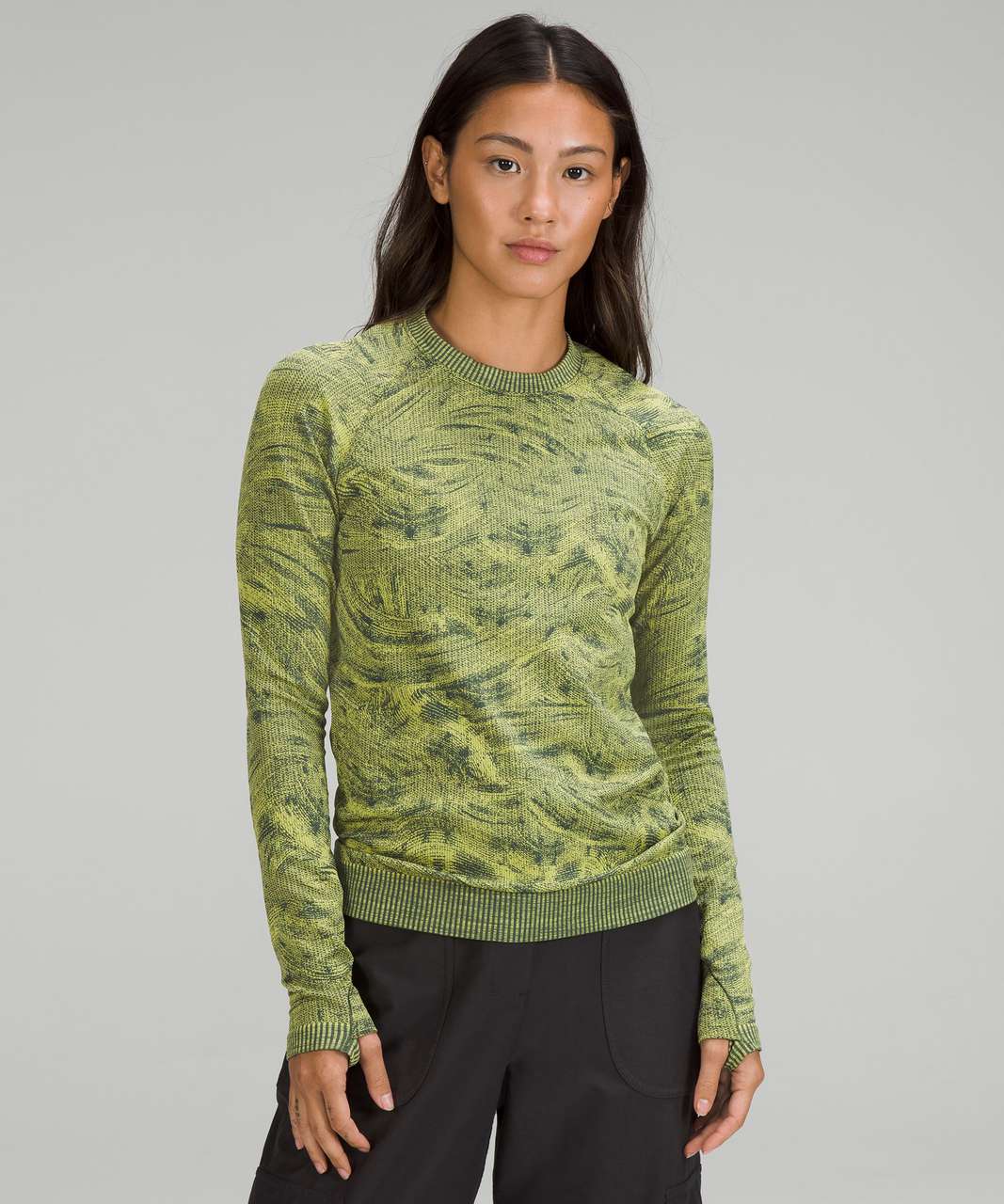 Merino Full Length: Spruce Camo Green