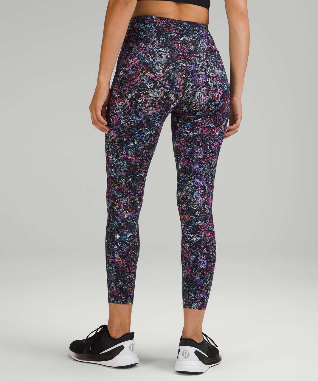 Lululemon Base Pace High-Rise Crop 23 - Cheetah Camo Magenta Purple Multi  - lulu fanatics