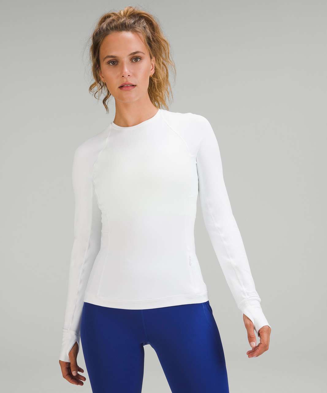 Lululemon Its Rulu Run Long Sleeve Shirt - White