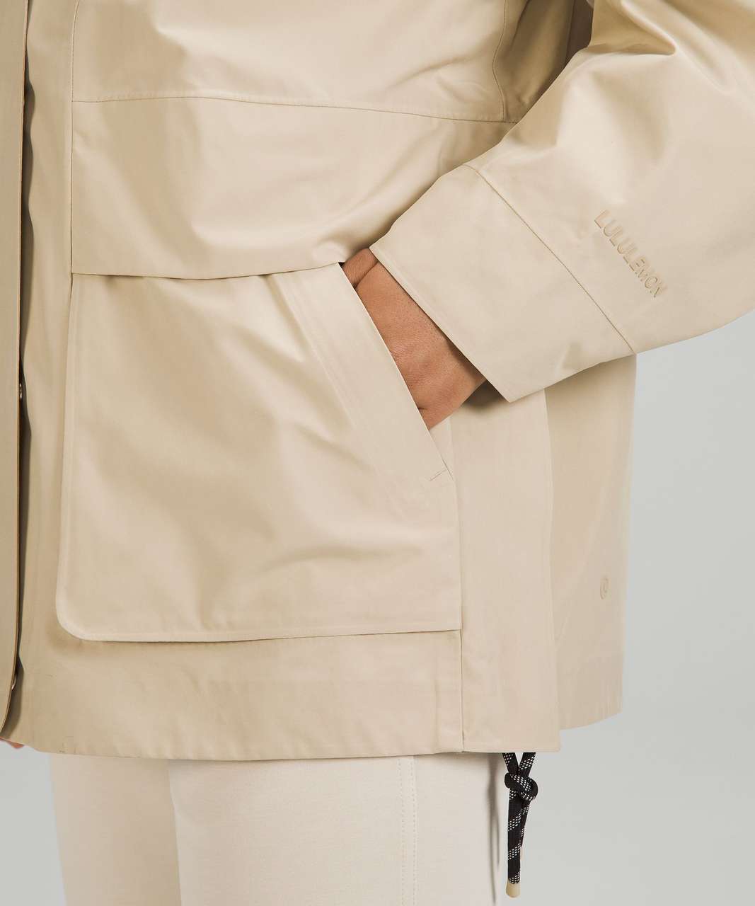 Lululemon Oversized Hooded Rain Jacket - Trench - lulu fanatics