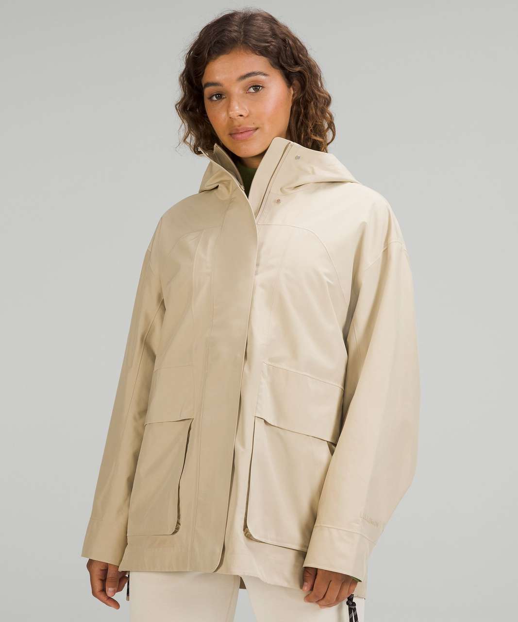 Lululemon Oversized Hooded Rain Jacket - Trench - lulu fanatics