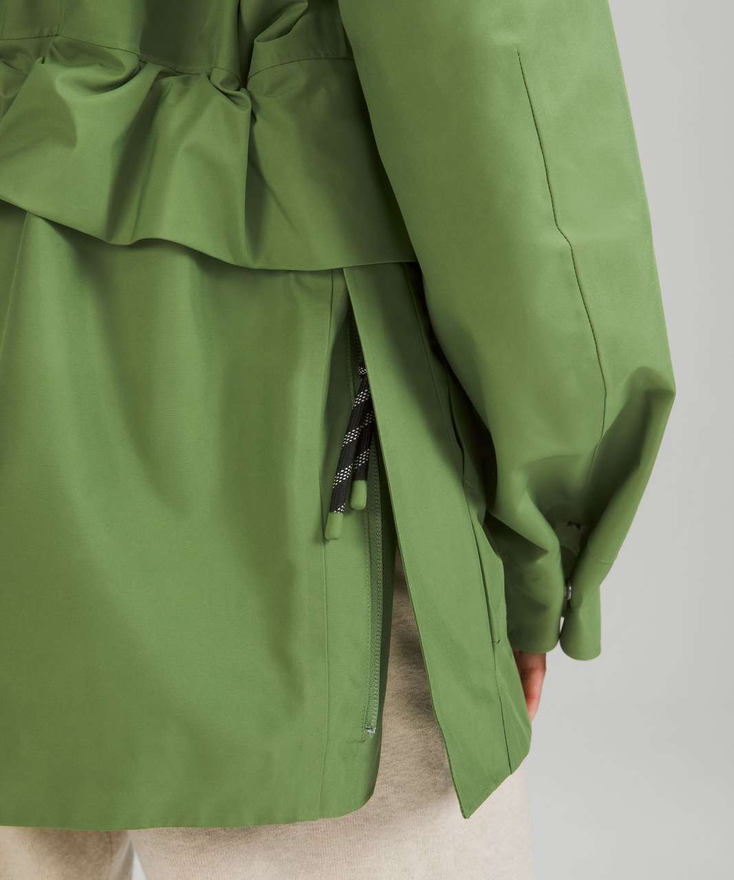 Lululemon Oversized Hooded Rain Jacket - Green Foliage