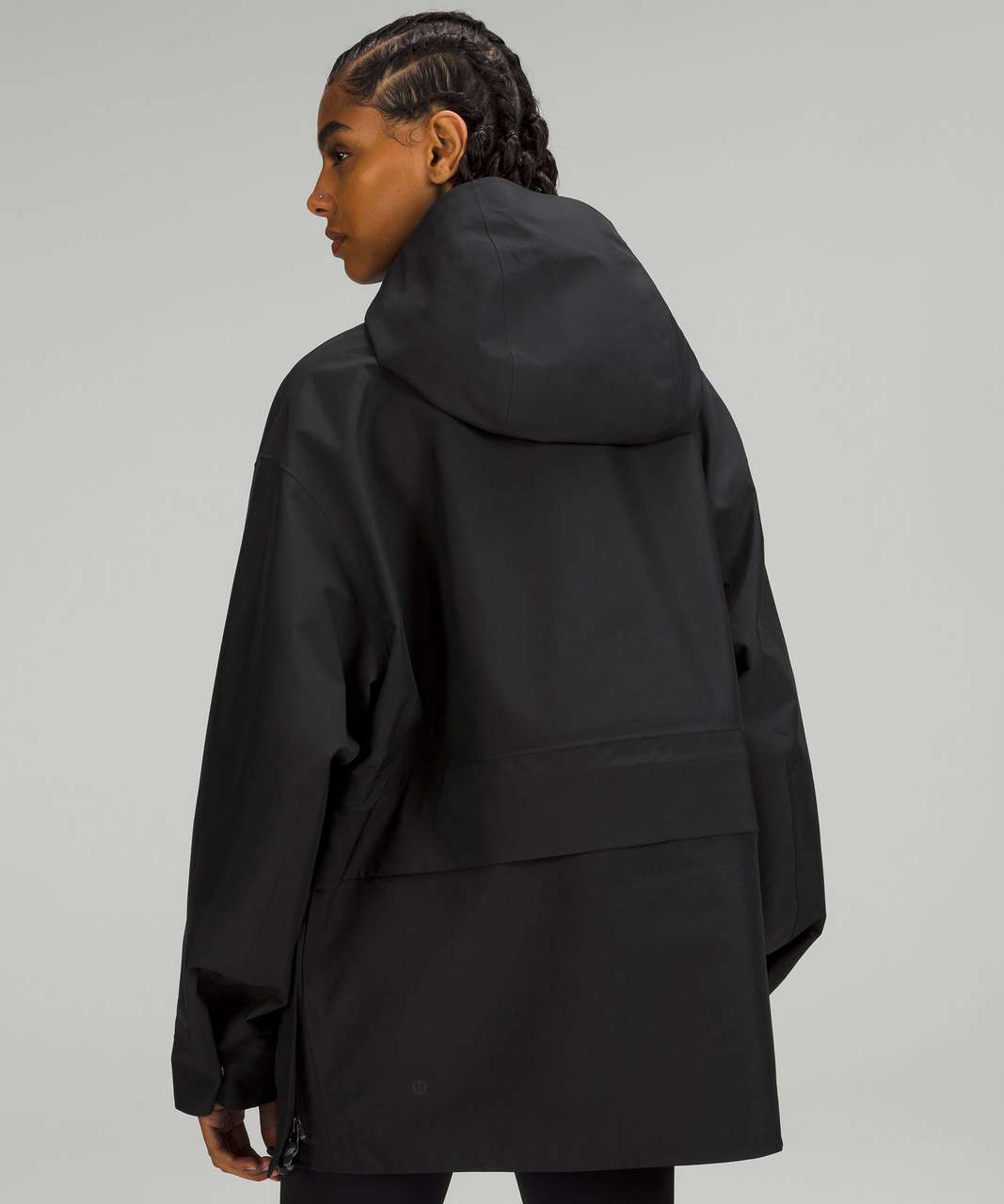 Lululemon Oversized Hooded Rain Jacket - Black