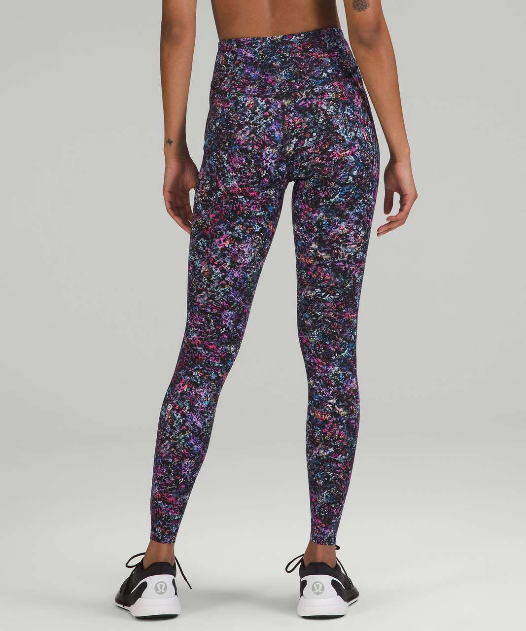 LULULEMON Leggings Size 4 Base Pace High Rise 28” Brushed NULUX Floral NEW