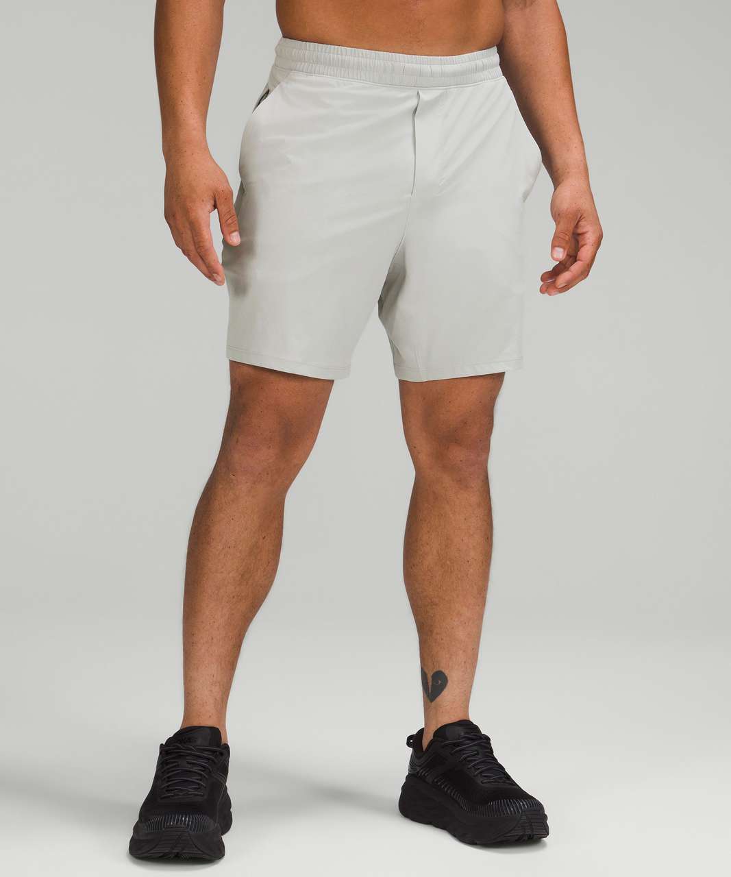 LULULEMON Men's Pace Breaker Short (White (7 Lined), XL, x_l) at   Men's Clothing store