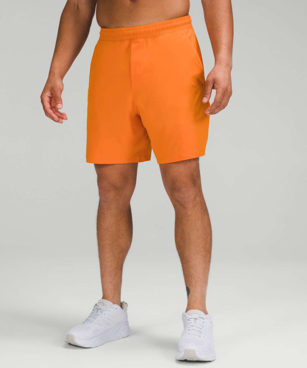 Lululemon Pace Breaker Linerless Short 7" - Rush Orange