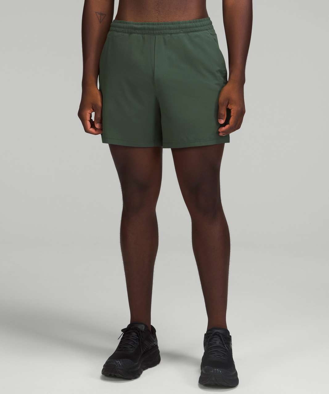 Lululemon Pace Breaker Linerless Short 5 - Smoked Spruce - lulu fanatics