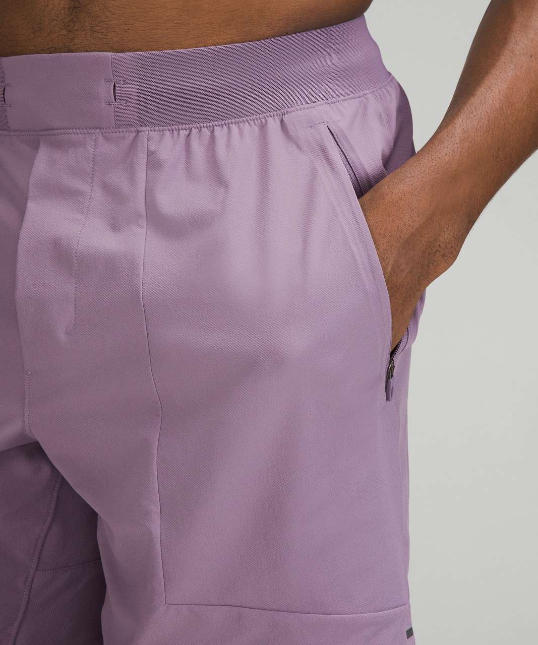 Lululemon License to Train Linerless Short 7" - Purple Ash