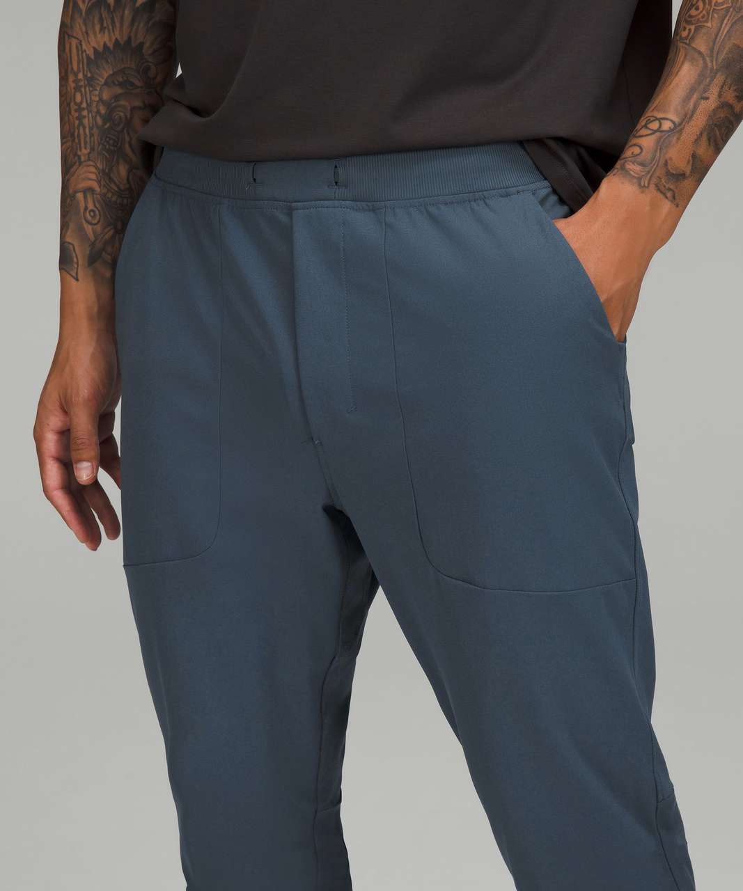 Lululemon ABC Jogger Shorter Length *Warpstreme - True Navy - lulu fanatics