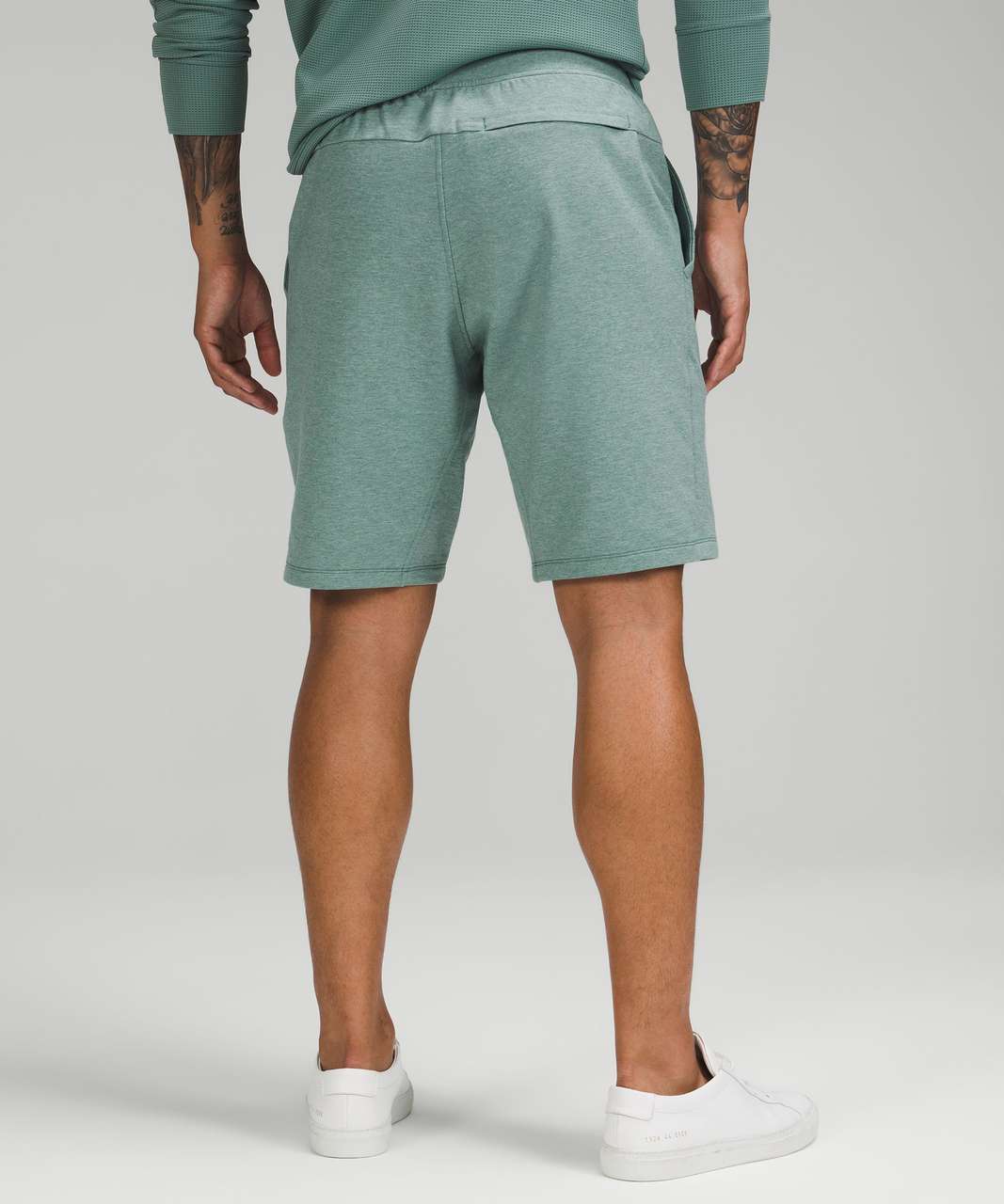 Lululemon City Sweat Short 9" - Heathered Tidewater Teal / Tidewater Teal