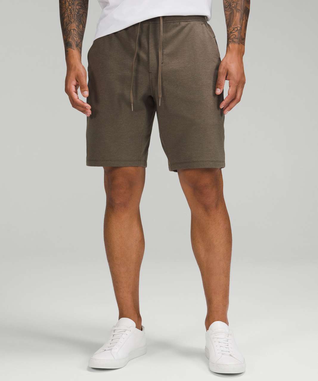 Lululemon City Sweat Short 9" - Heathered Carob Brown / Carob Brown