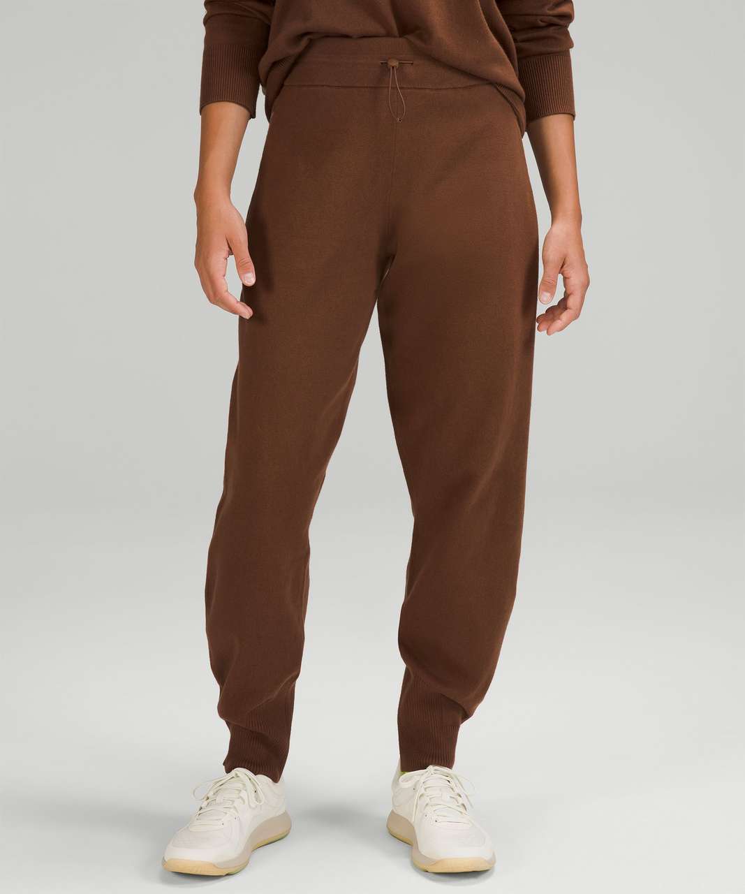 Women's SAGE Brown Large Jogger Style pants Lululemon Align Jogger