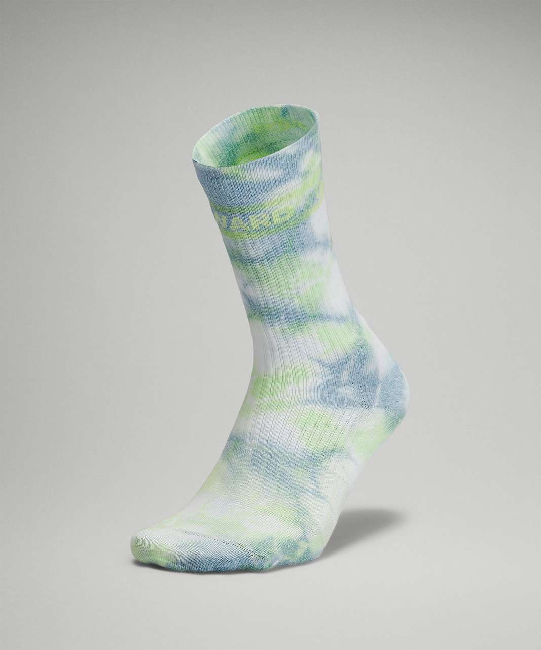 Lululemon Daily Stride Crew Sock *Tie Dye lululemon - Tidewater Teal / Neo Mint