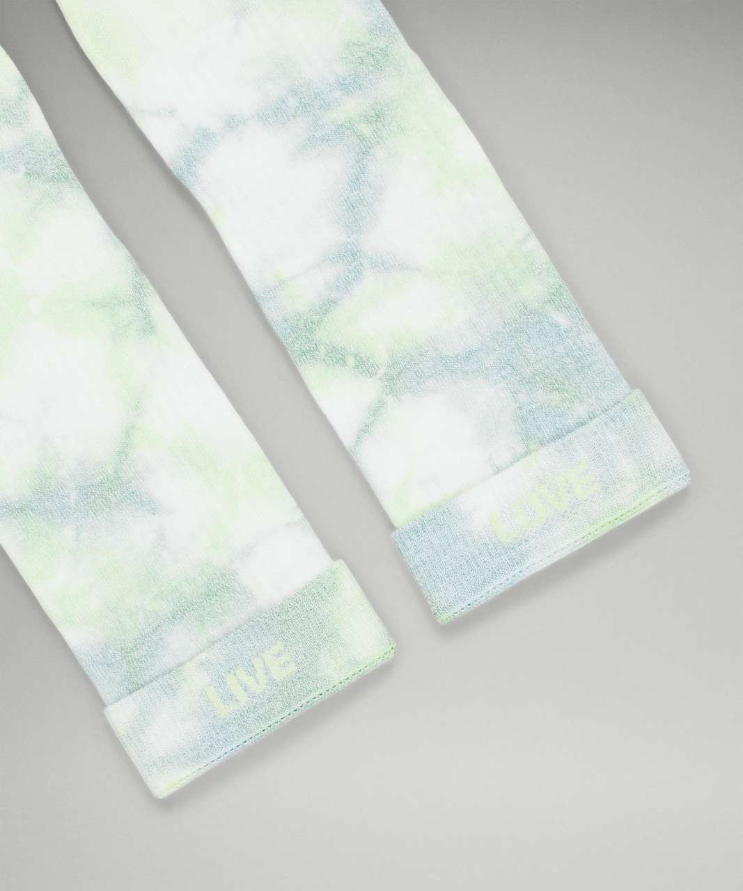 Lululemon Daily Stride Crew Sock *Tie Dye lululemon - Tidewater Teal / Neo Mint