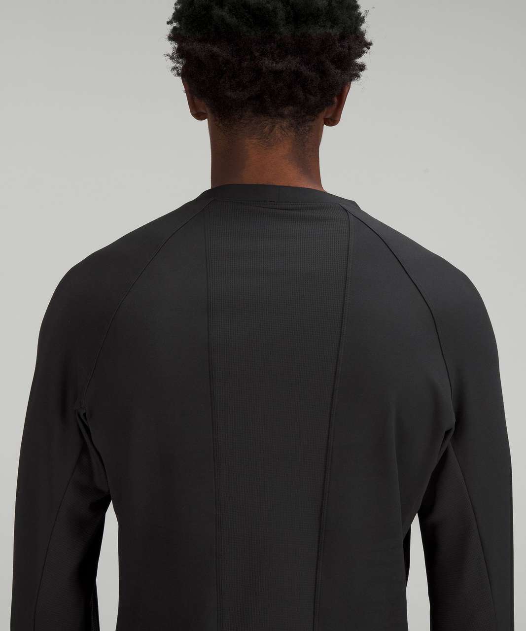 Lululemon Rulu Fleece Base Layer Hiking Long Sleeve Shirt - Black