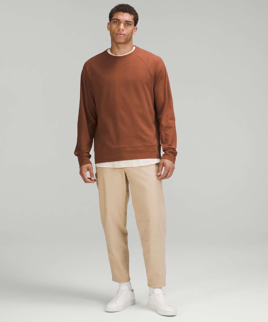 Lululemon Heavyweight Crepe Long Sleeve Shirt - Roasted Brown