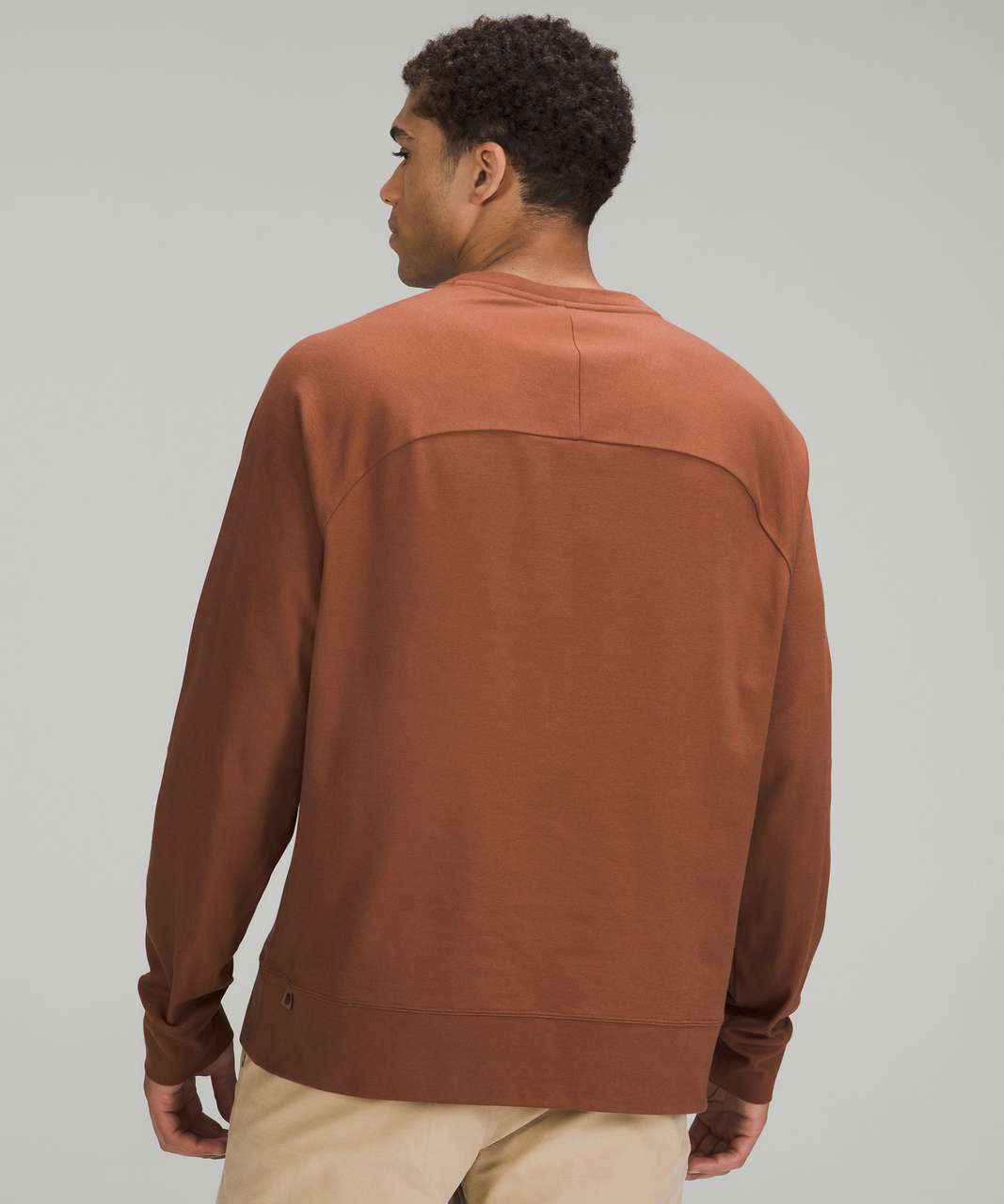 Lululemon Heavyweight Crepe Long Sleeve Shirt - Roasted Brown