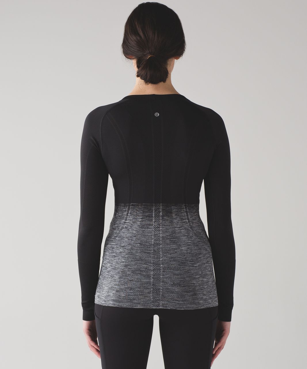 Lululemon Swiftly Tech Long Sleeve Crew - White / Black