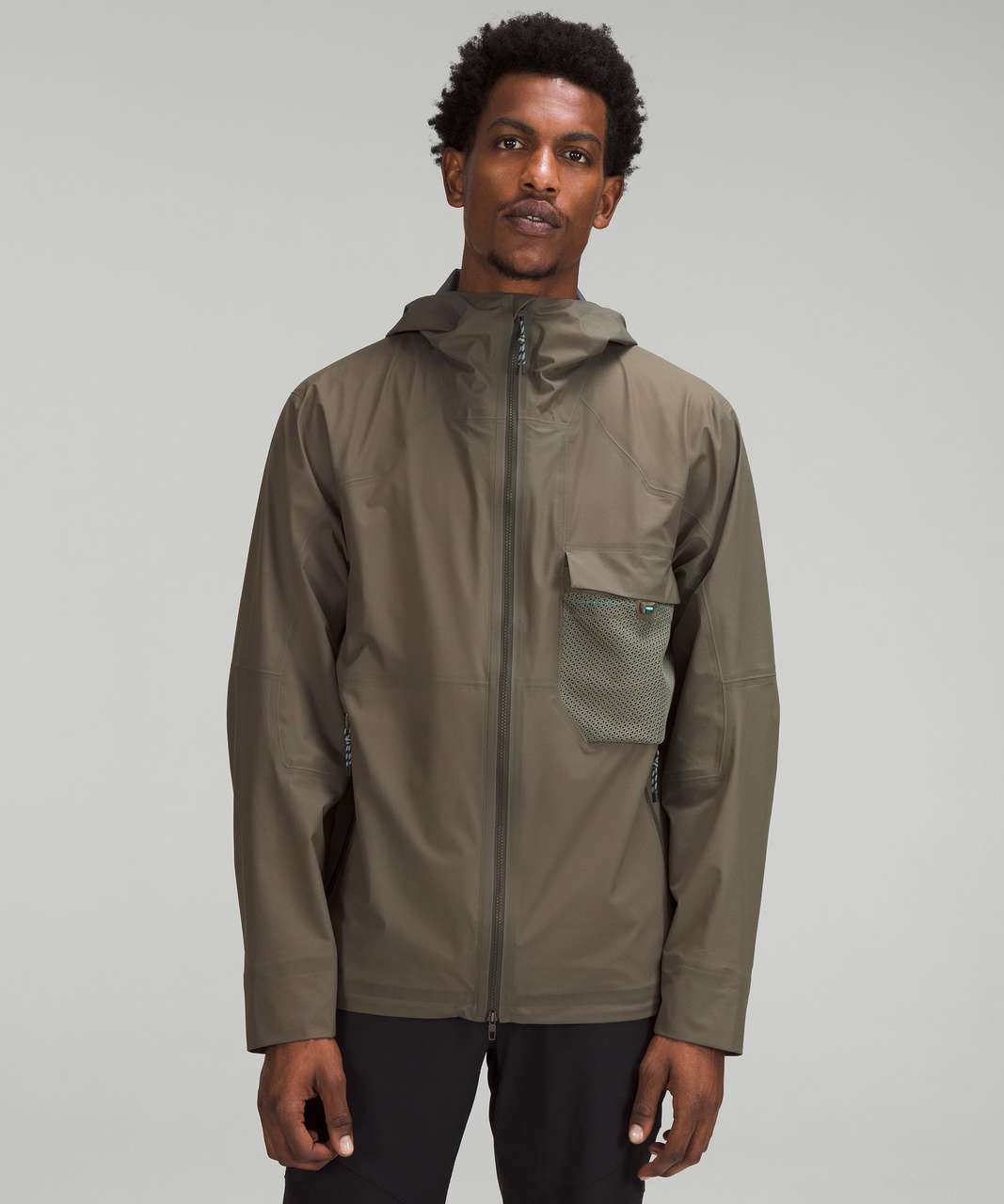 Lululemon Waterproof Hiking Jacket - Carob Brown