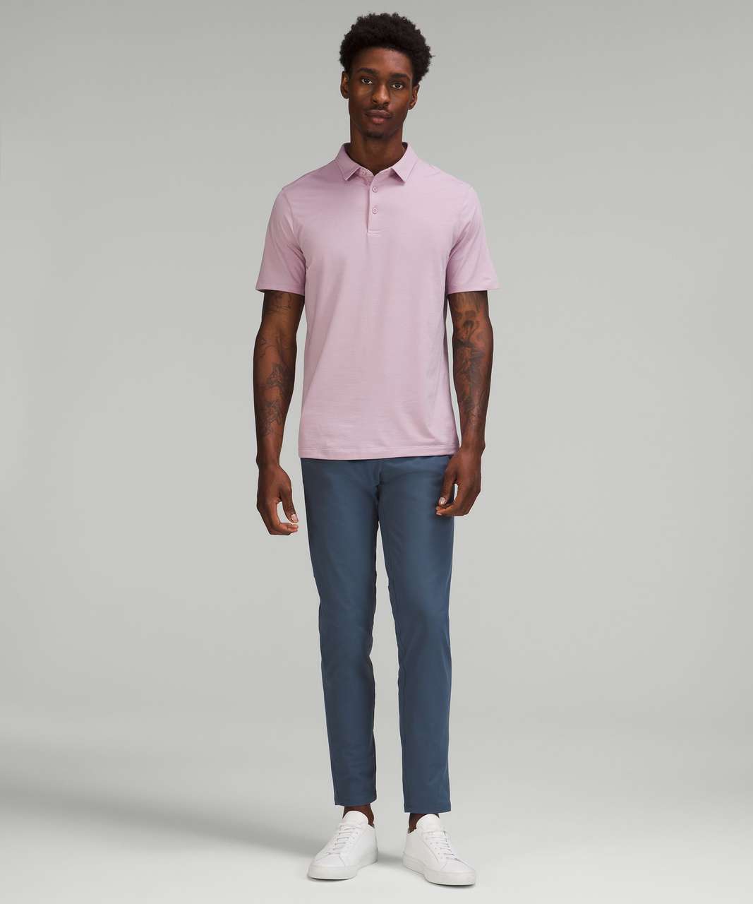 Lululemon Evolution Short Sleeve Polo Shirt - Dusty Rose