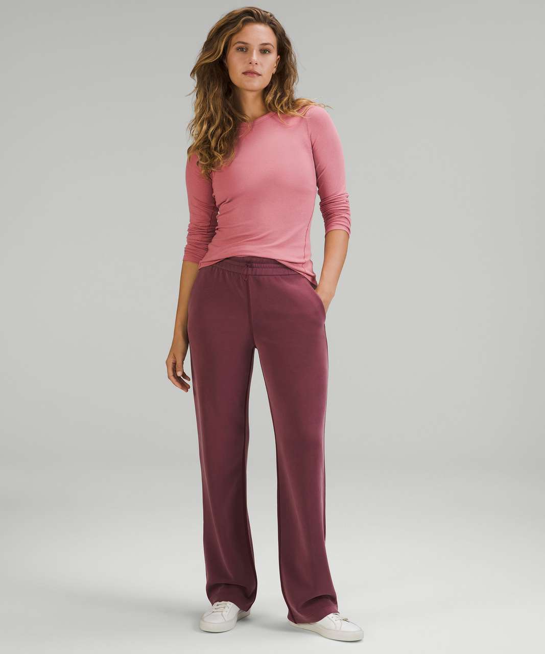 Lululemon Hold Tight Long Sleeve Shirt - Brier Rose