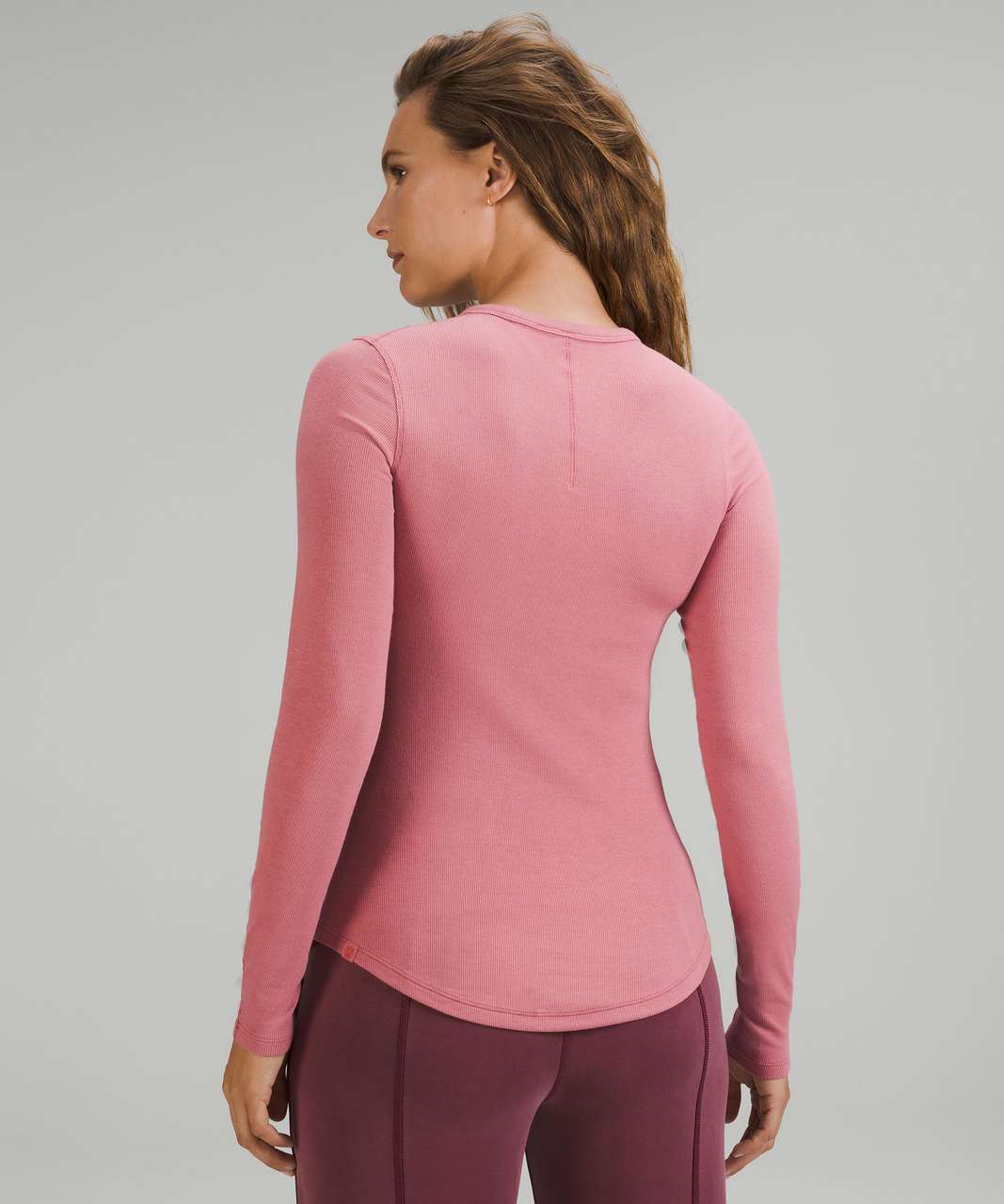 Lululemon Hold Tight Long Sleeve Shirt - Brier Rose