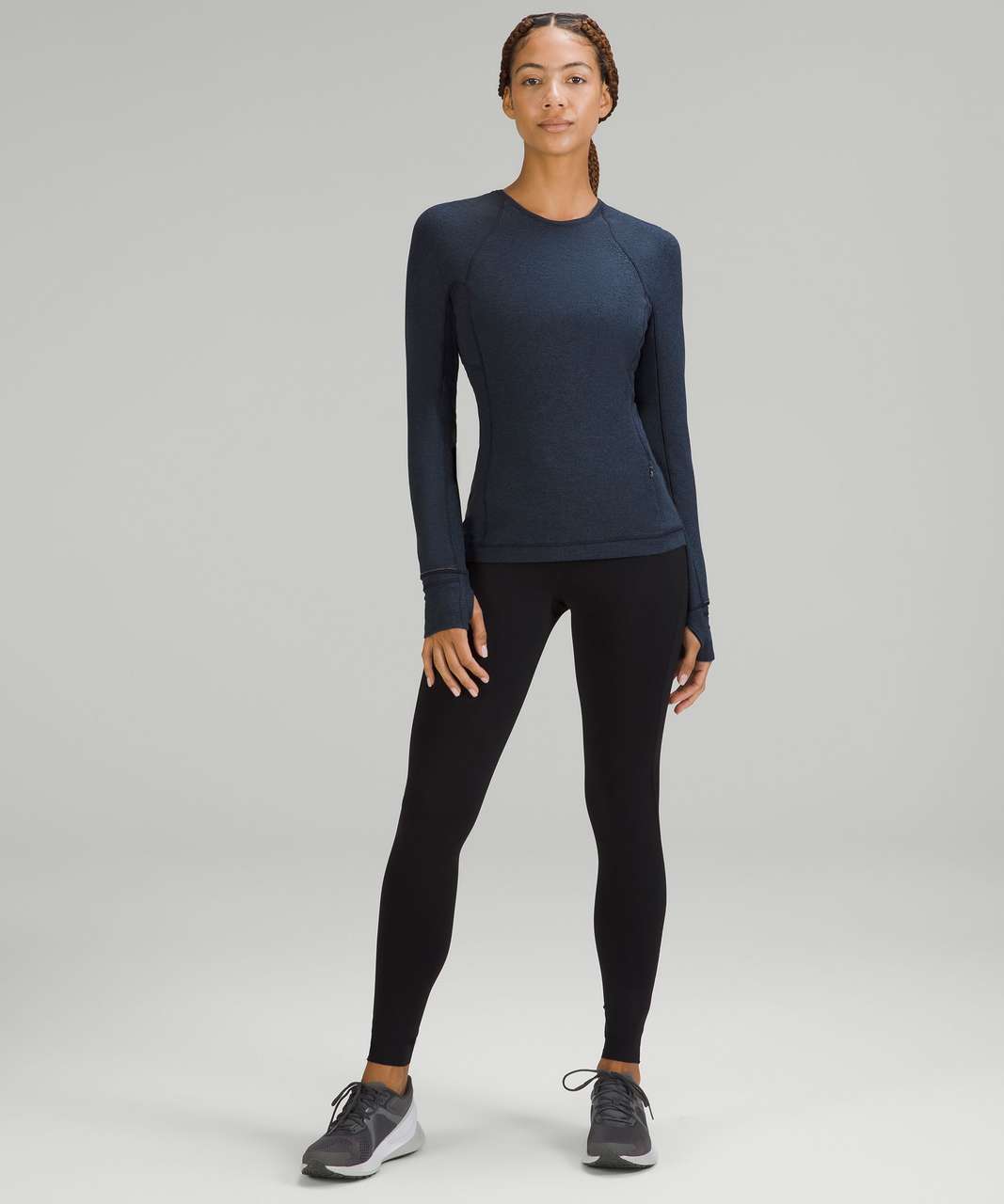 NEW Women Lululemon It's Rulu Run Cropped Half Zip Ribbed