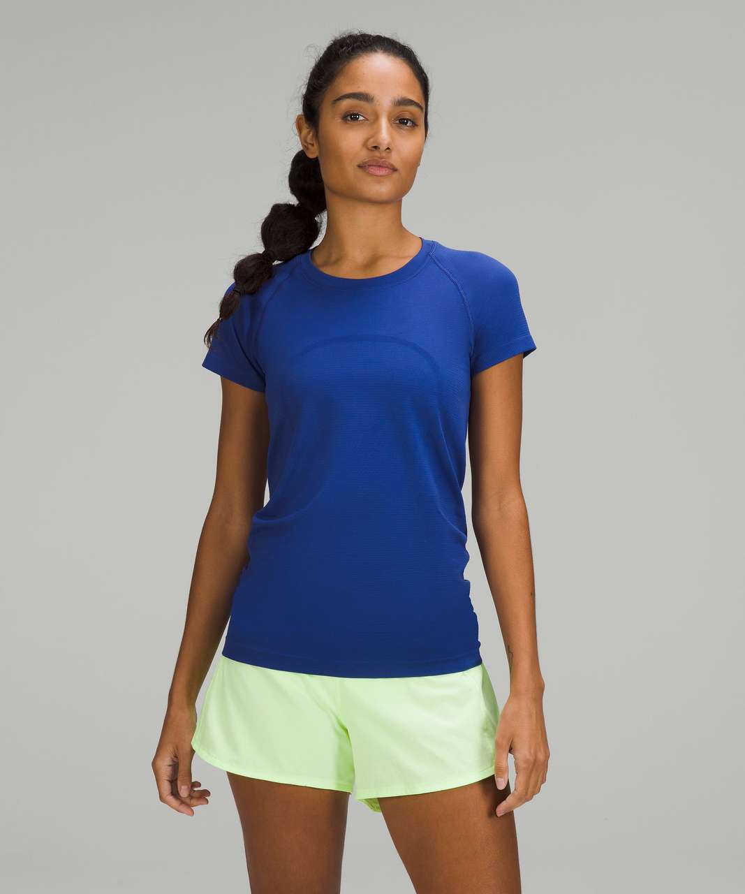 LULULEMON Swiftly Tech 2.0 striped stretch T-shirt