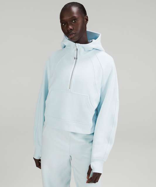 Lululemon Scuba Oversized Half-Zip Hoodie - Sheer Blue - lulu fanatics