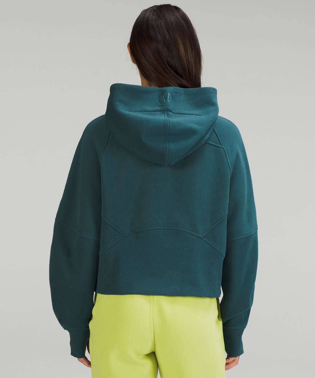 Lululemon Oversized-Fit Fleece Half Zip - Green Jasper - lulu fanatics