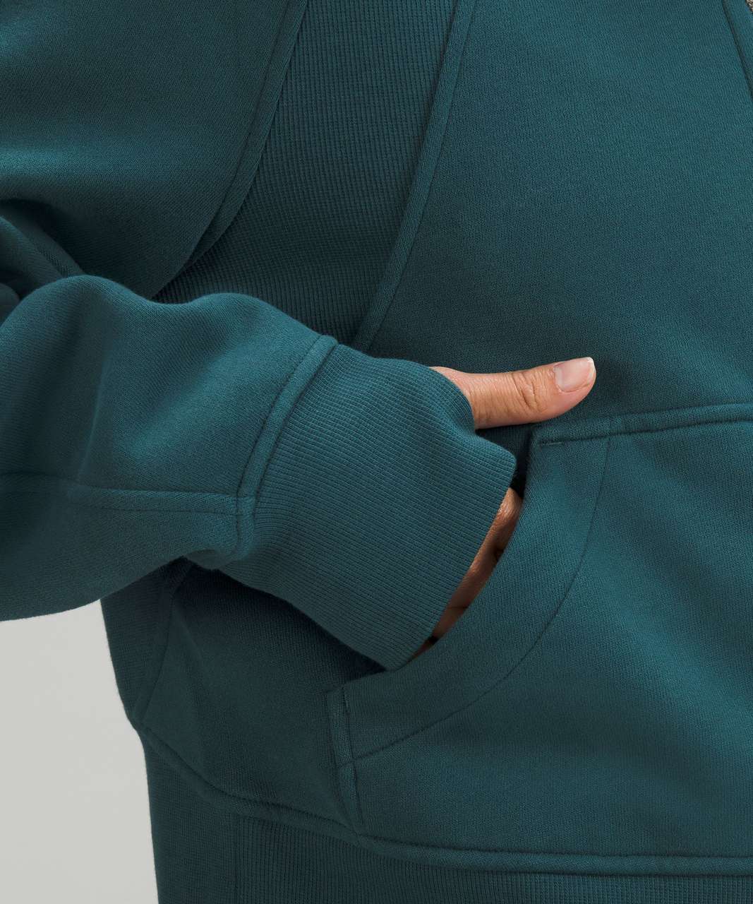 restock] [US] Scuba Oversized Half-Zip Hoodie in Green Jasper