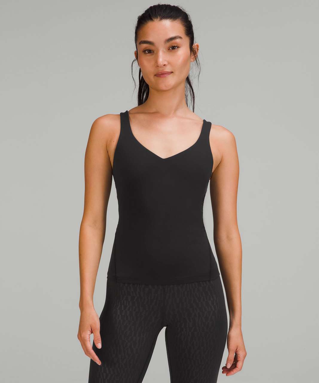 Lululemon Align Waist-Length Tank Top - Black - lulu fanatics