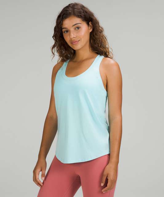 Lululemon Lightweight High-Neck Yoga Tank Top - Magenta Purple - lulu  fanatics