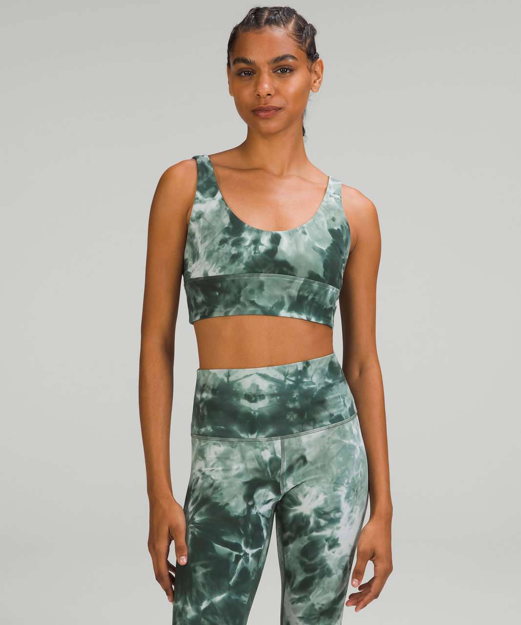 Lululemon Align Reversible Bra *Light Support, A/B Cup - Diamond Dye  Starlight Smoked Spruce / Smoked Spruce - lulu fanatics