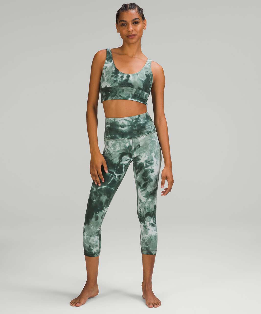 Lululemon Align Reversible Bra *Light Support, A/B Cup - Green Twill / Light  Sage - lulu fanatics