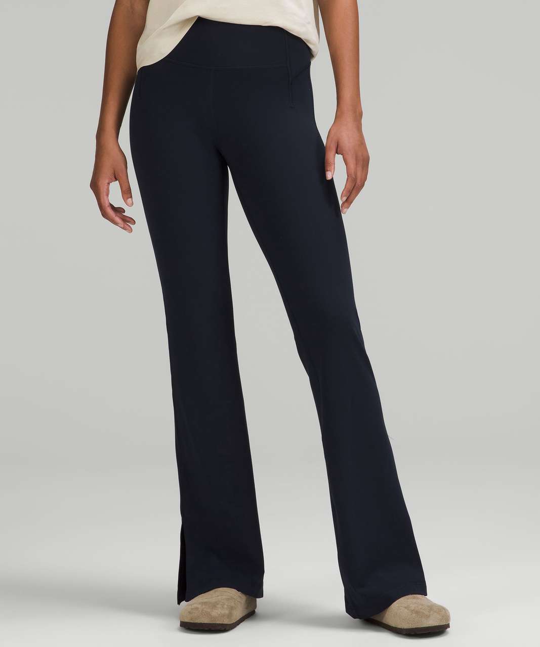 Lululemon Groove Super-High-Rise Split-Hem Flare Pant *Nulu - True Navy