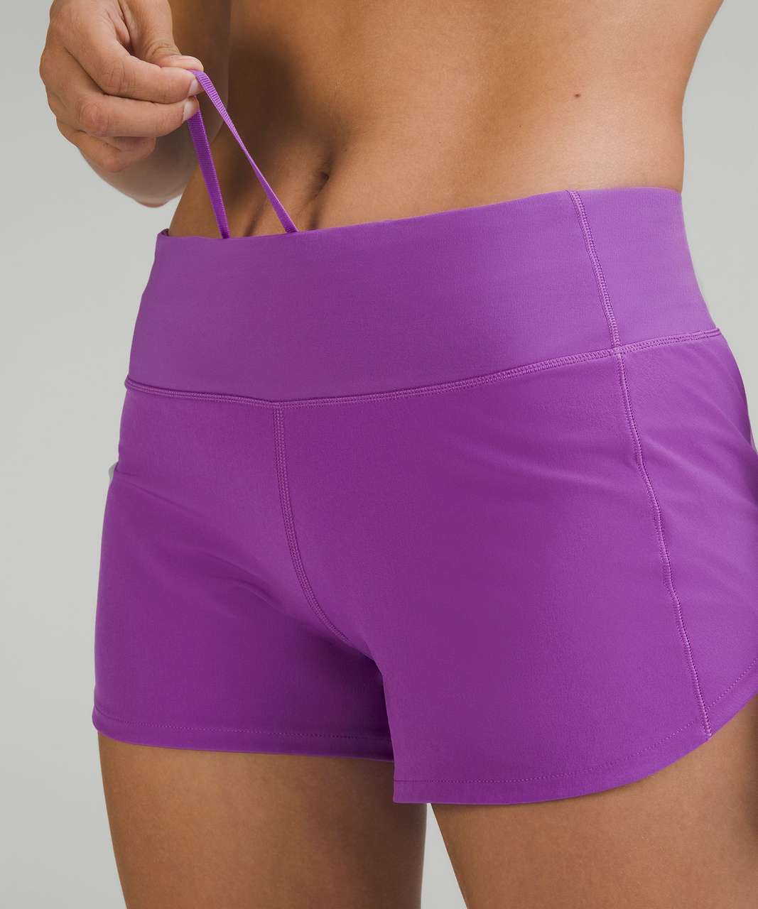 Lululemon Speed Up Mid-Rise Lined Short 4" - Moonlit Magenta