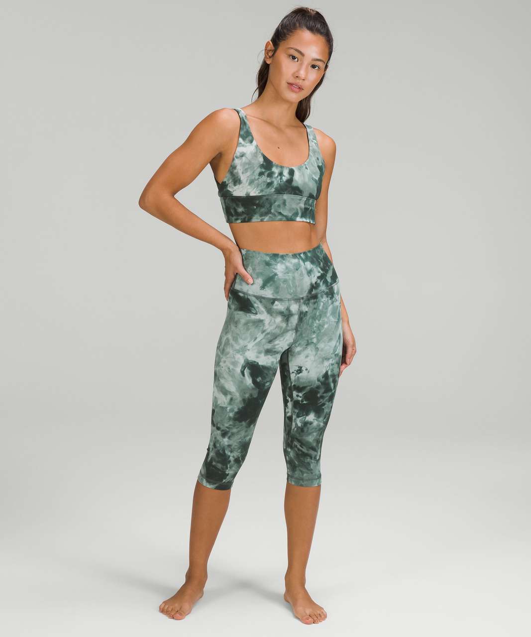 Lululemon Align High-Rise Crop 17 - Diamond Dye Starlight Smoked